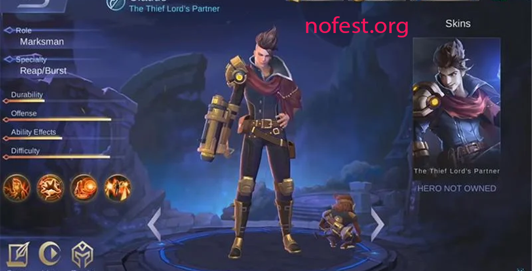 Skin Claude Master Thief